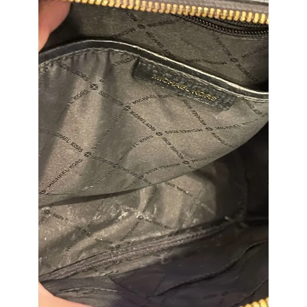 Michael kors mk abbey medium black leather stud backpack - Picture 7 of 7